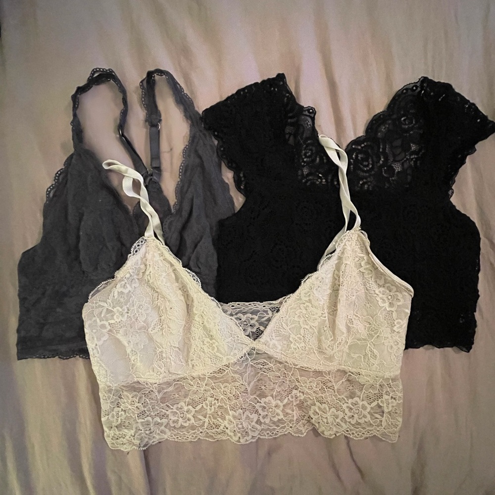 Bralette bundle of three